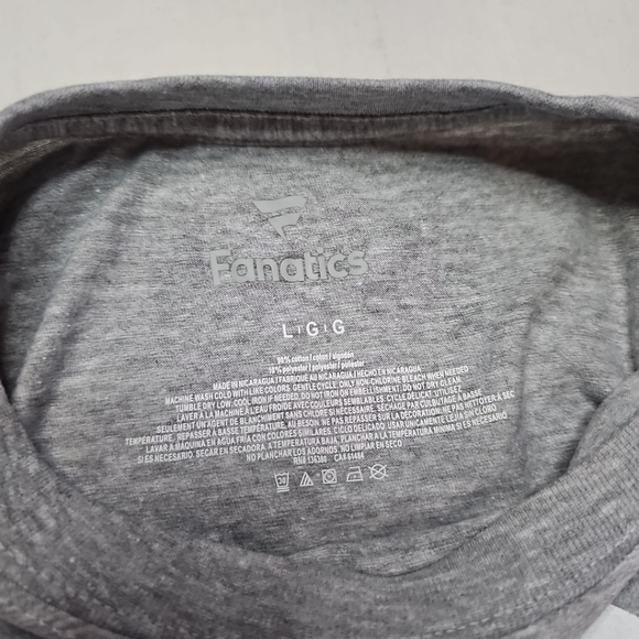 Los Angeles Clippers Fanatics Branded Primary Logo Gray T-Shirt Men's Large NWT - Picture 4 of 7